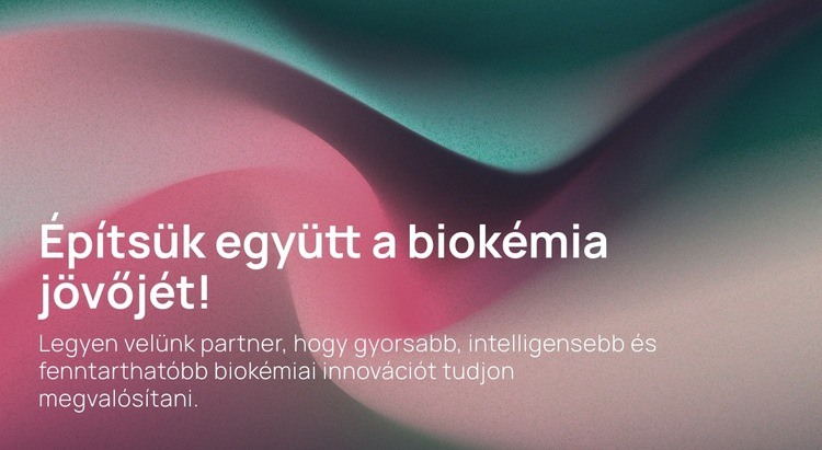 Következő szintű biokémiai innováció HTML Sablon