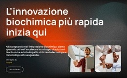 Biotecnologie Alimentate Dall'Innovazione Progettazione Di Siti Web
