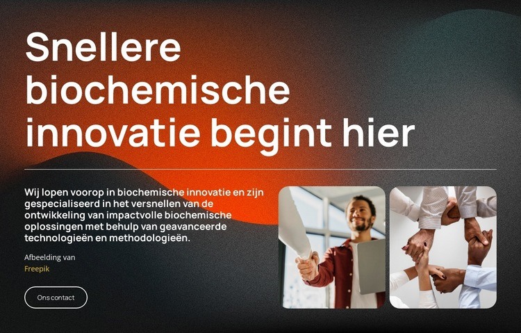 Biotechnologie aangedreven door innovatie Sjabloon