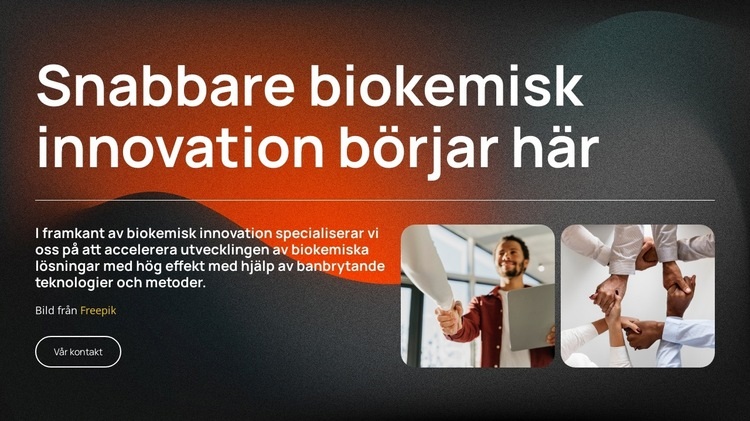 Bioteknik driven av innovation Mall