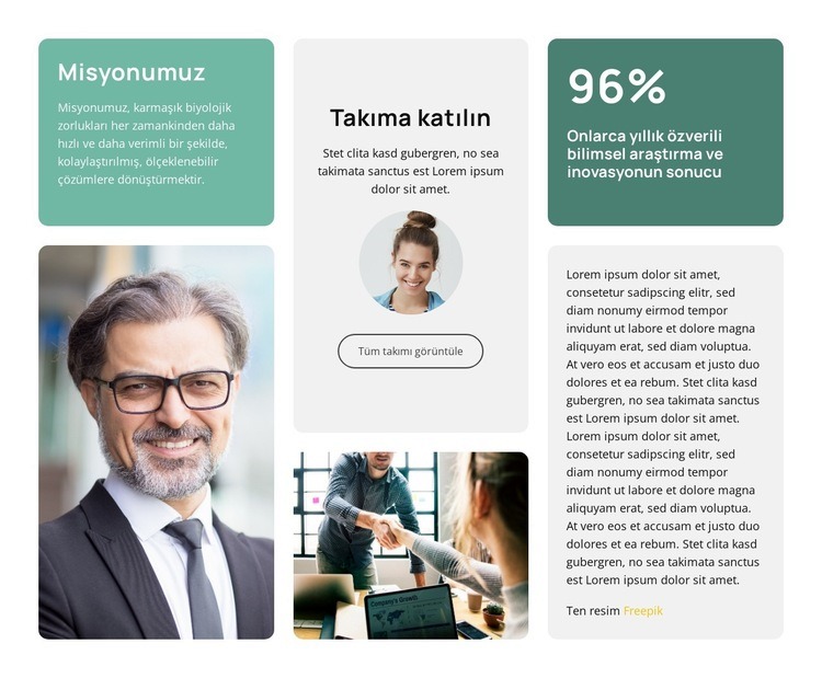 Bilimsel Atılımların Hızlandırılması Web sitesi tasarımı