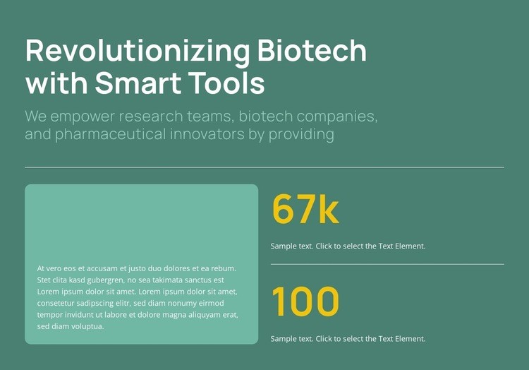 Smarter Biochemical Engineering Web Page Design