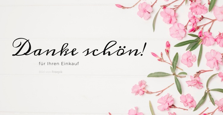 Liebe in einer Postkarte Website-Vorlage
