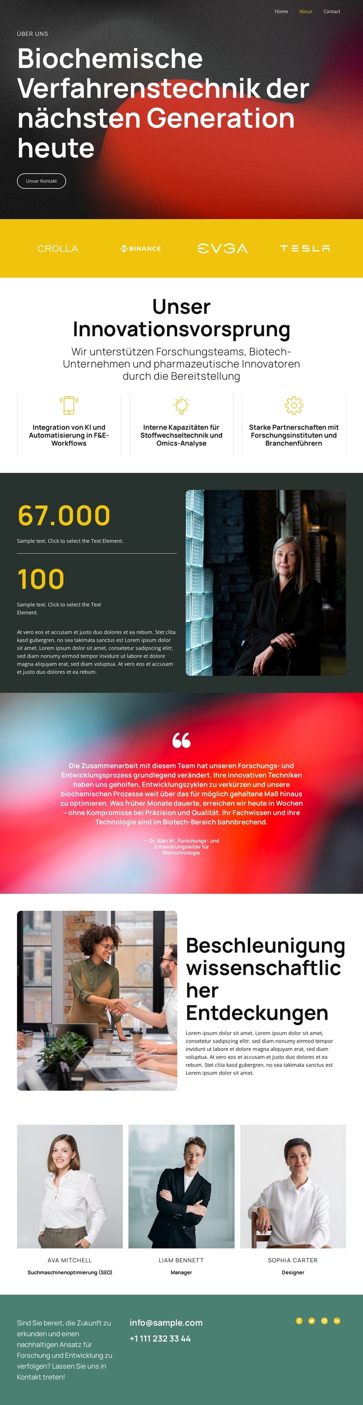 Lösungen durch intelligente Wissenschaft WordPress-Theme