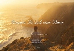 Reise-Bildpostkarte Landing Page