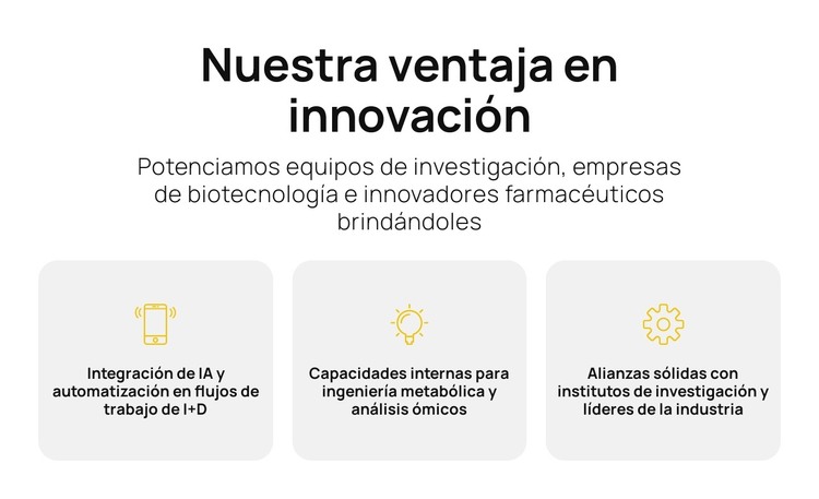 Ciencia más rápida, mejores soluciones Plantilla HTML