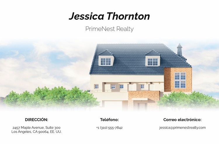 Te deseo alegría con una postal Plantilla HTML5