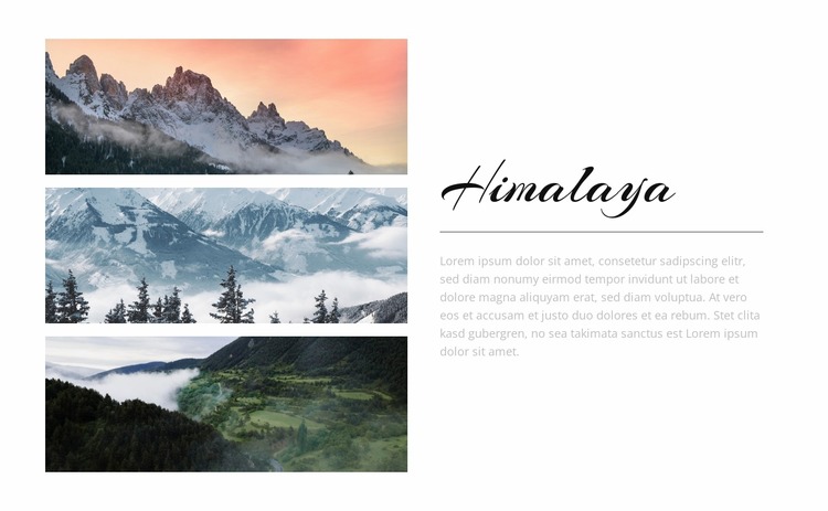 Aquí se desarrollan historias de postales Plantilla Joomla