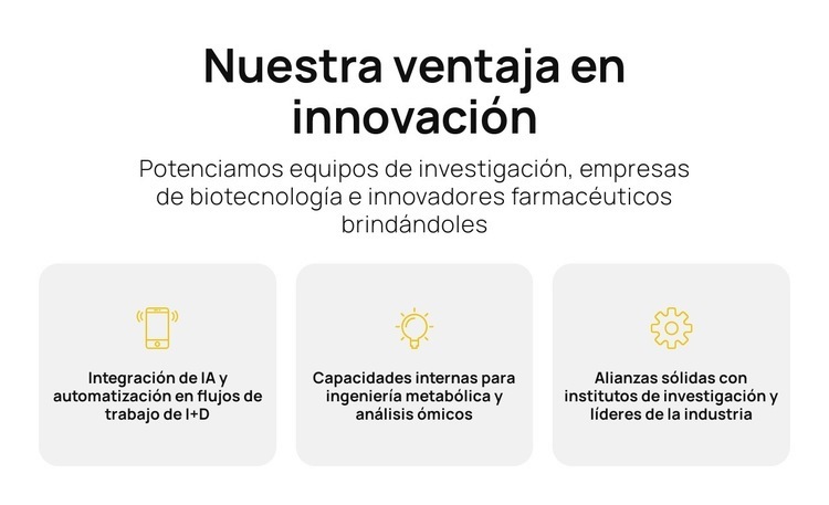 Ciencia más rápida, mejores soluciones Plantilla