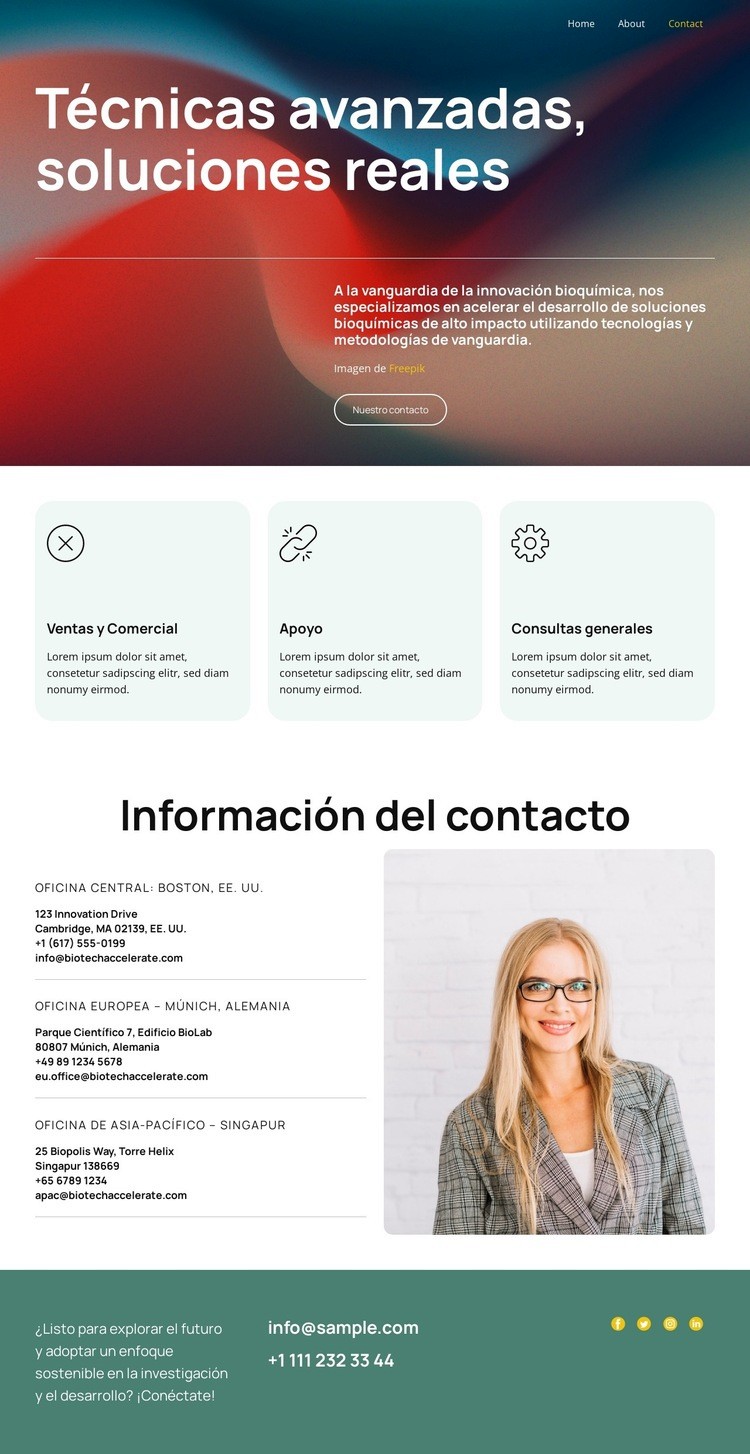 Redefiniendo el desarrollo bioquímico Plantilla