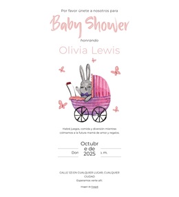 Invitación De Baby Shower #Wordpress-Themes-Es-Seo-One-Item-Suffix