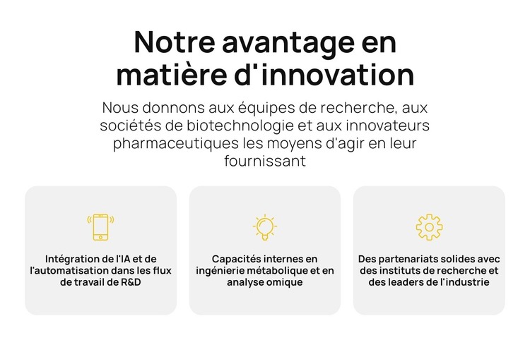 Une science plus rapide, de meilleures solutions Modèle HTML