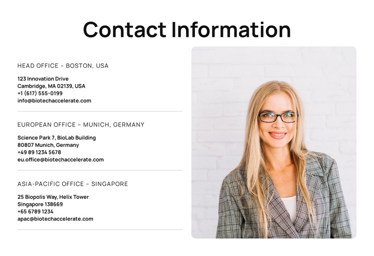 Innovation Meets Biochemical Speed HTML Template