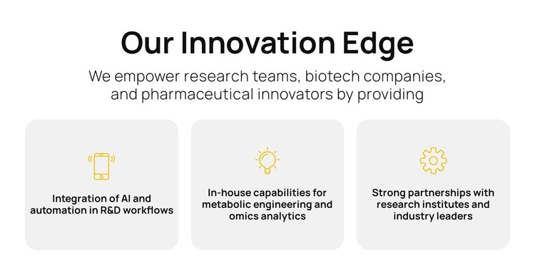 Faster Science, Better Solutions HTML5 Template