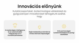 Gyorsabb Tudomány, Jobb Megoldások HTML Sablon
