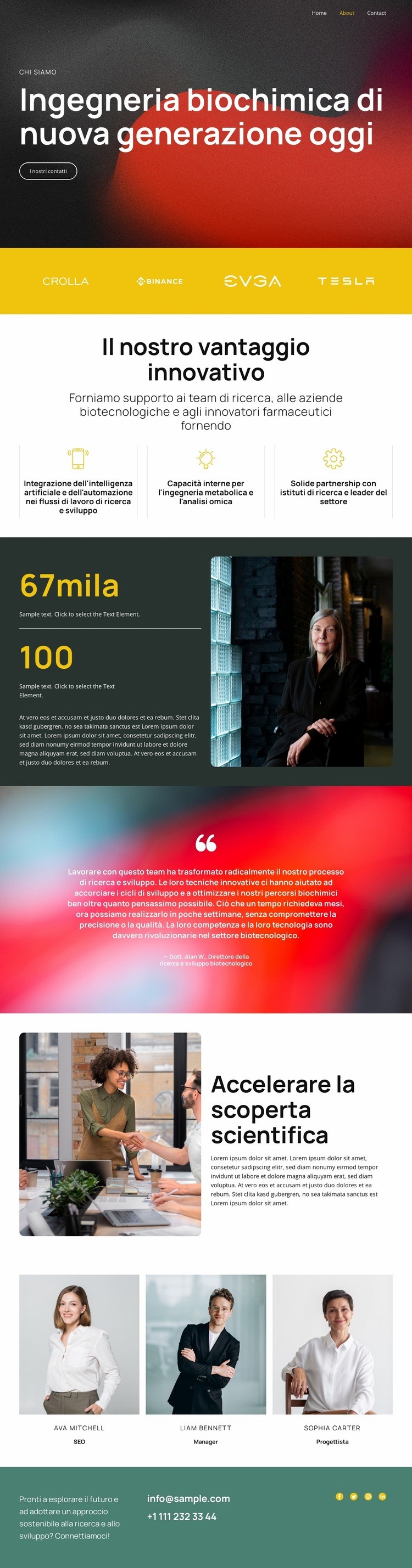 Soluzioni attraverso la scienza intelligente Modello HTML5