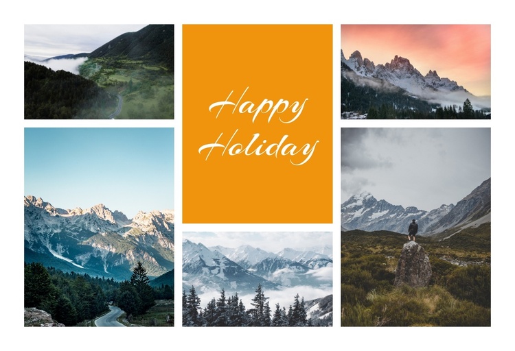 Postcard Moments to Remember Joomla Template