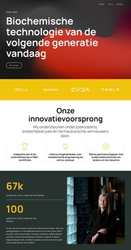 Oplossingen Door Slimme Wetenschap - Sjablonen Website-Ontwerp
