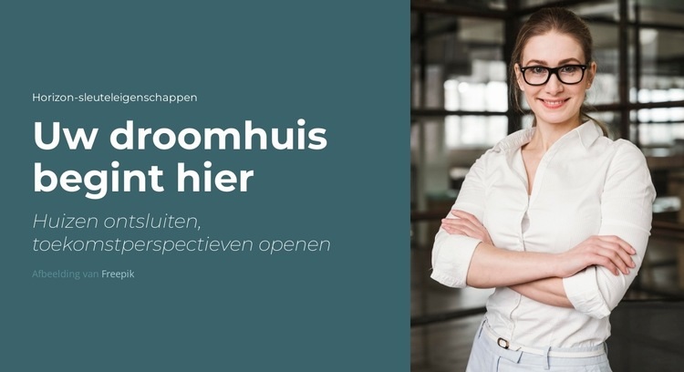 Ansichtkaart uit het verleden Website ontwerp