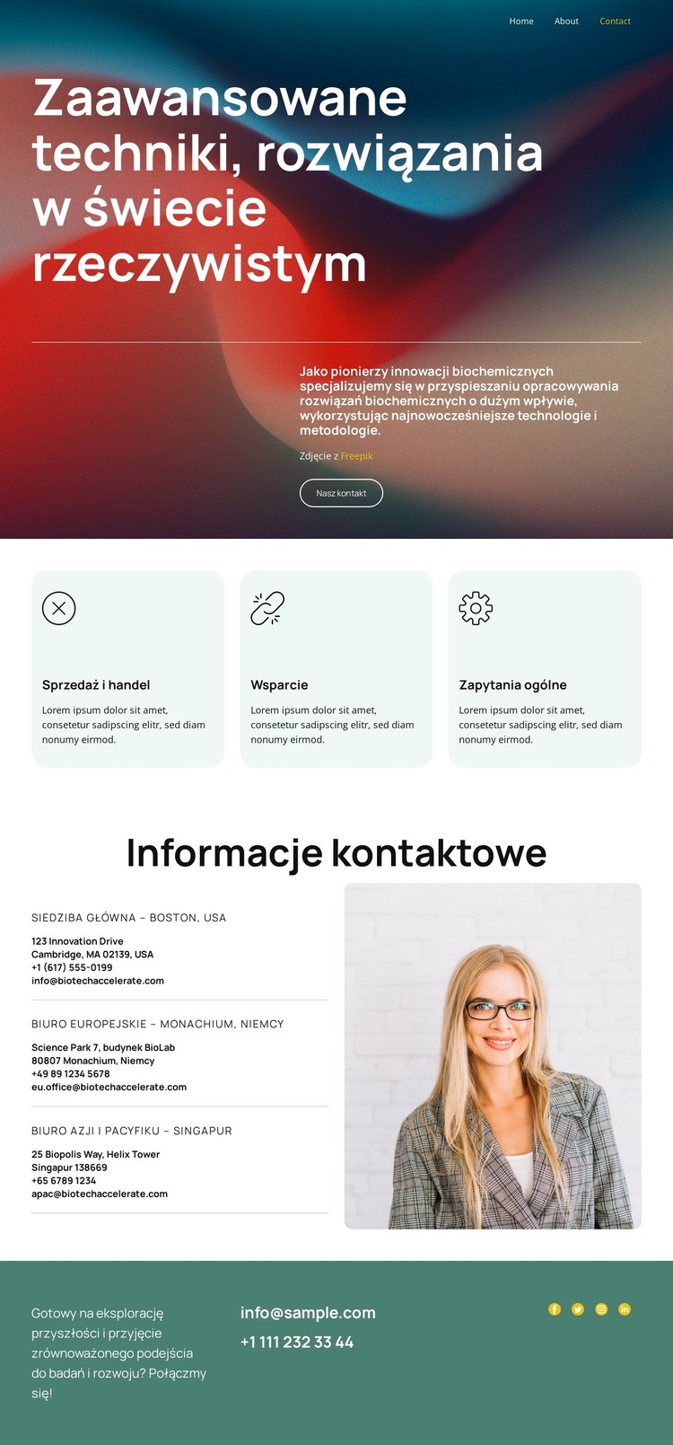 Redefinicja rozwoju biochemicznego Szablon HTML