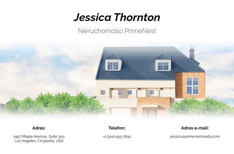 Życzę Ci pocztówki radości Szablon HTML