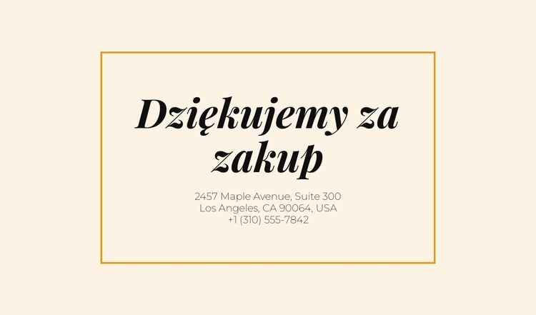 Pocztówka Marzenia się spełniają Szablon HTML