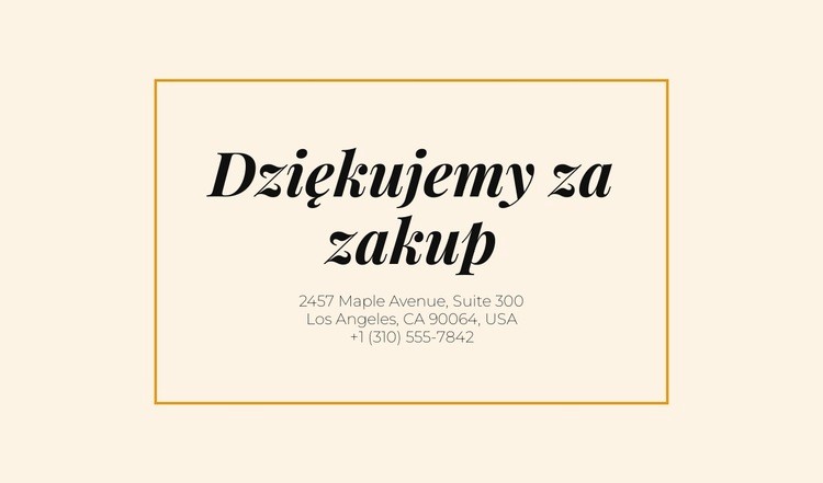 Pocztówka Marzenia się spełniają Szablon