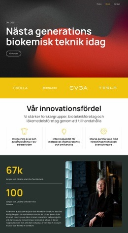 Lösningar Genom Smart Vetenskap - Mallar Webbplatsdesign