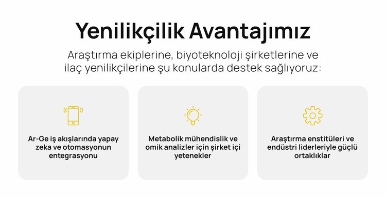 Daha Hızlı Bilim, Daha İyi Çözümler Web sitesi tasarımı