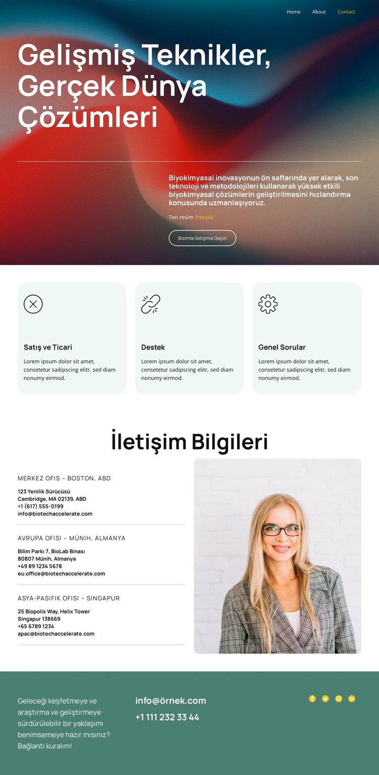 Biyokimyasal Gelişimin Yeniden Tanımlanması WordPress Teması
