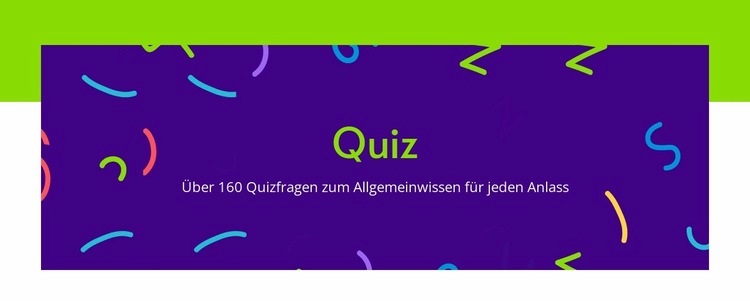 Quizfragen zum Allgemeinwissen Website design