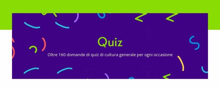 Domande del quiz di cultura generale Progettazione di siti web