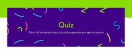 Domande Del Quiz Di Cultura Generale - Modello Di Sito Web Personale