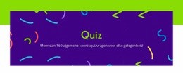 Algemene Kennisquizvragen - Modern Siteontwerp
