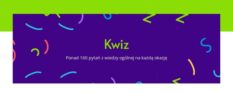 Pytania z wiedzy ogólnej Szablon CSS