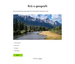 Otestujte Si Své Geografické Znalosti – Rozvržení Webových Stránek HTML