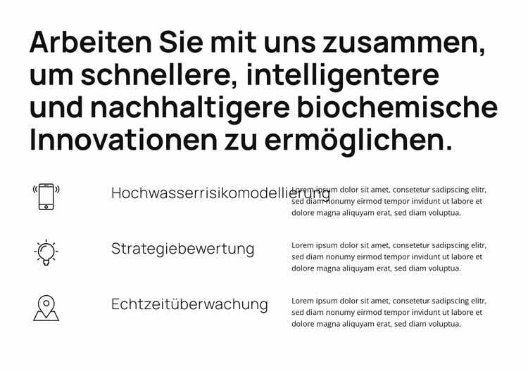 Erweiterte Tools, schnelle Erkennung Website design
