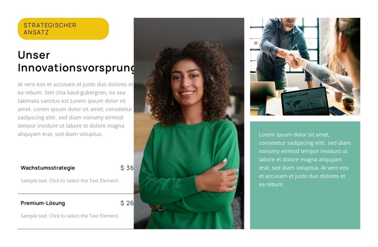 Transformation der Biotechnologie Website-Vorlage