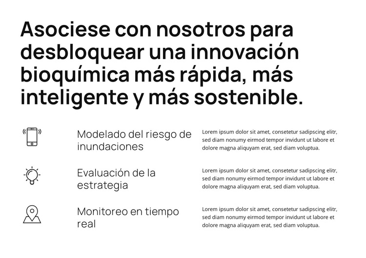Herramientas avanzadas, descubrimiento rápido Plantilla de sitio web