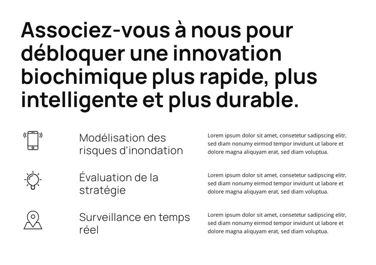 Outils avancés, découverte rapide Conception de site Web