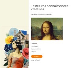 Modèle De Conception Gratuit Pour Testez Vos Connaissances Créatives