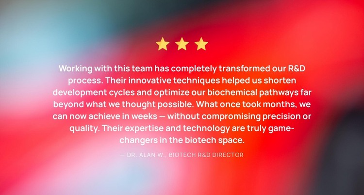 Efficiency in Biochemical Design HTML Template