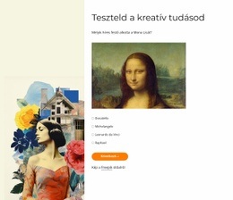 Teszteld A Kreatív Tudásodat - Ingyenes Html5 Témasablonok