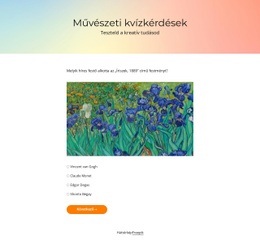 Művészeti Kvíz Kihívás #Website-Templates-Hu-Seo-One-Item-Suffix
