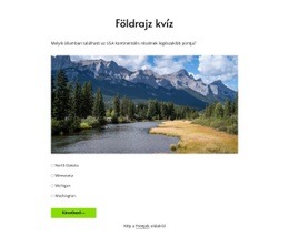 Teszteld A Földrajzi Ismereteidet – Webhelykészítő Sablon