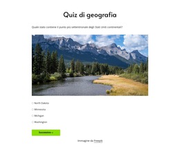 Metti Alla Prova Le Tue Competenze Geografiche Modello Di Sito Web