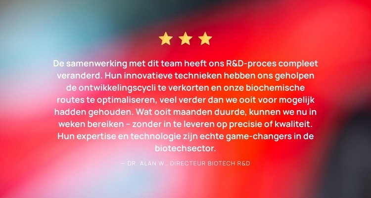 Efficiëntie in biochemisch ontwerp Sjabloon