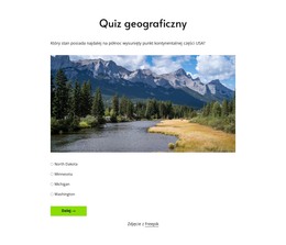 Sprawdź Swoje Umiejętności Geograficzne - Układ Strony HTML