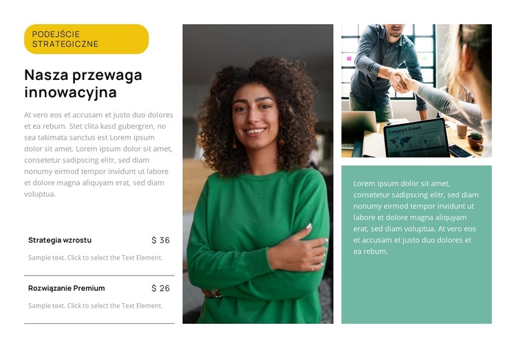 Transformacja biotechnologii Szablon witryny sieci Web