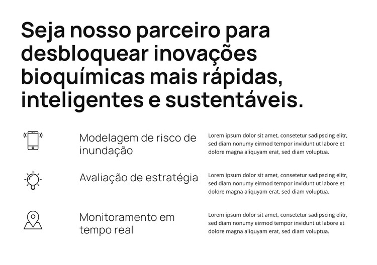 Ferramentas avançadas, descoberta rápida Modelo HTML